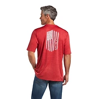 Ariat Men's Charger Vertical Flag T-shirt