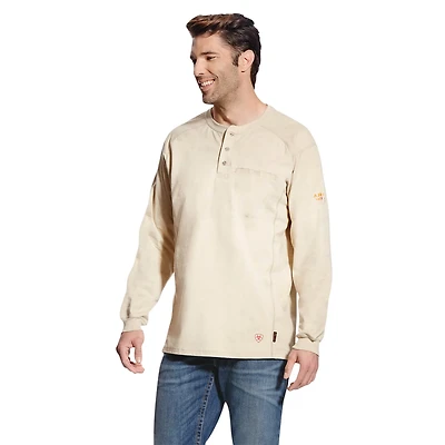 Ariat Men's Flame Resistant Air Long Sleeve Henley Shirt