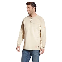 Ariat Men's Flame Resistant Air Long Sleeve Henley Shirt