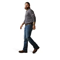 Ariat Men's Flame Resistant Air Refinery Row Graphic Henley Long Sleeve Top