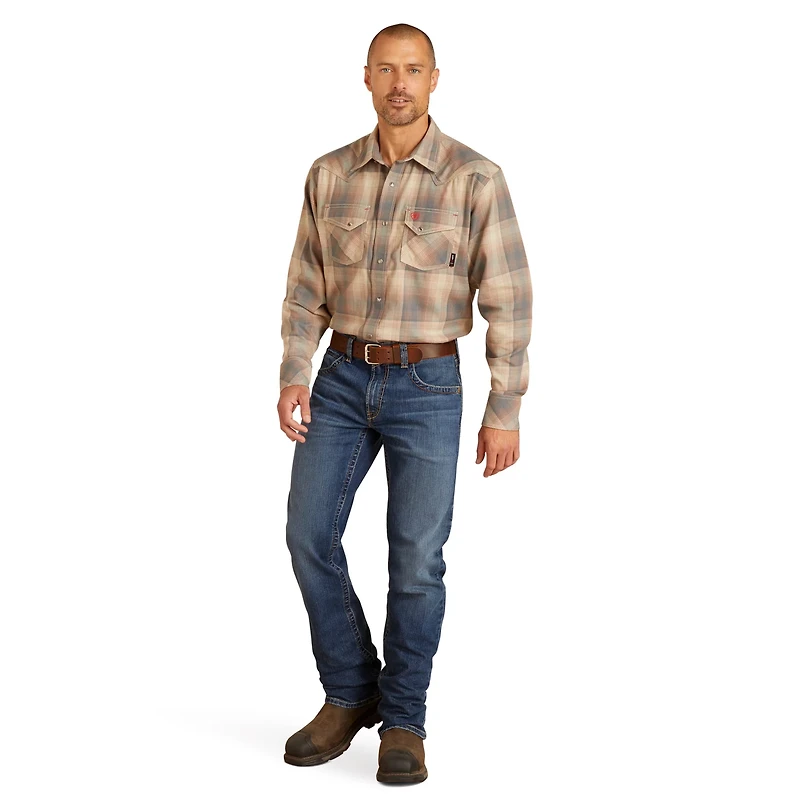 Ariat Men's FR Excalibur Retro Fit Snap Work Shirt