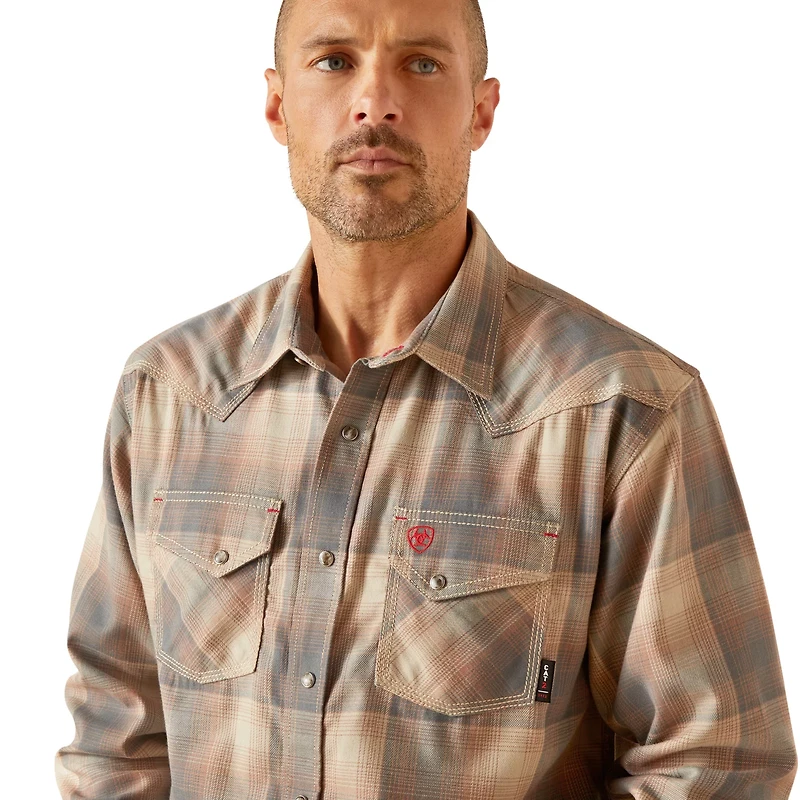 Ariat Men's FR Excalibur Retro Fit Snap Work Shirt