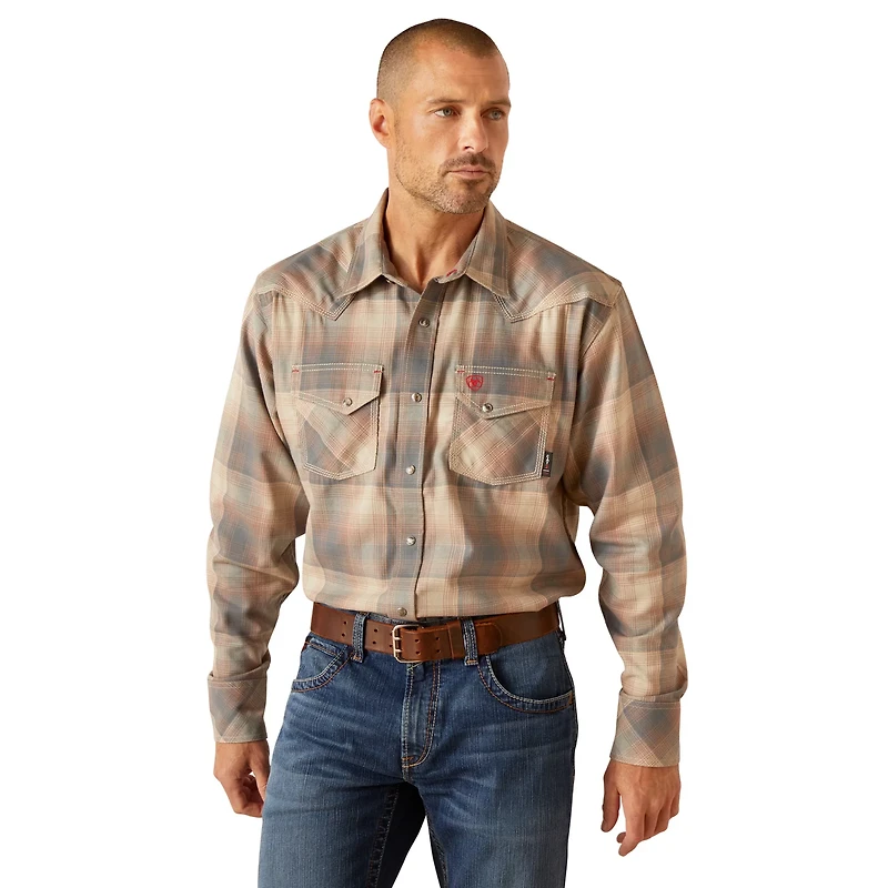 Ariat Men's FR Excalibur Retro Fit Snap Work Shirt