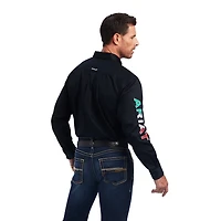 Ariat Men's Mexico Team Logo Twill Classic Fit Shirt