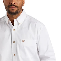 Ariat Men's Solid Twill Classic Fit Shirt