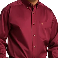 Ariat Men's Solid Twill Classic Fit Shirt