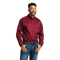 Ariat Men's Solid Twill Classic Fit Shirt