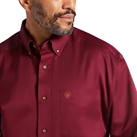 Ariat Men's Solid Twill Classic Fit Shirt