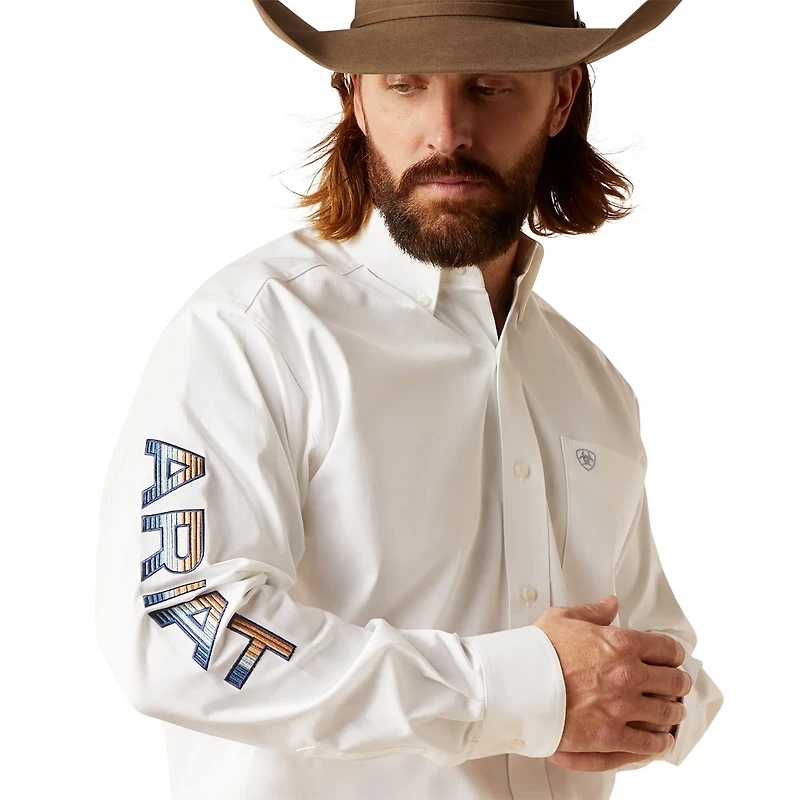 Ariat Men's Team Logo Twill Classic Fit Shirt