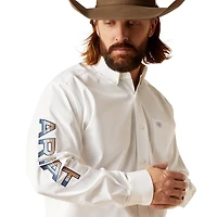 Ariat Men's Team Logo Twill Classic Fit Shirt