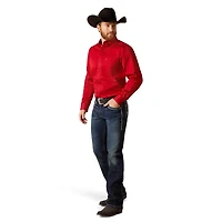 Ariat Men's Team Logo Twill Fitted Long Sleeve Shirt