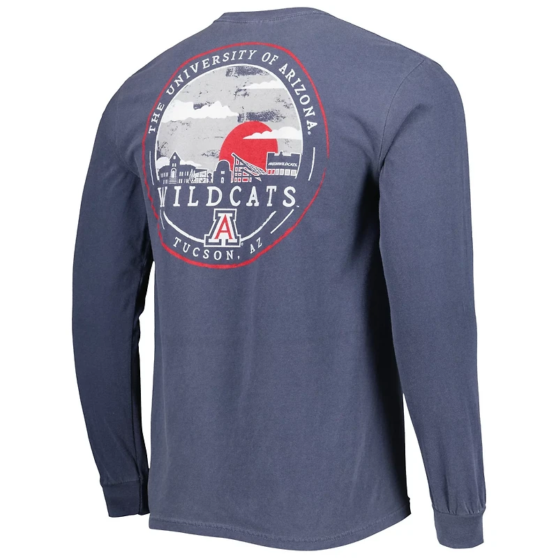Arizona Wildcats Circle Campus Scene Long Sleeve T-Shirt