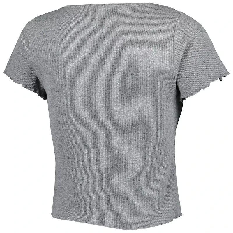 Arkansas Razorbacks Baby Rib Lettuce-Edge Trim T-Shirt