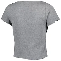 Arkansas Razorbacks Baby Rib Lettuce-Edge Trim T-Shirt