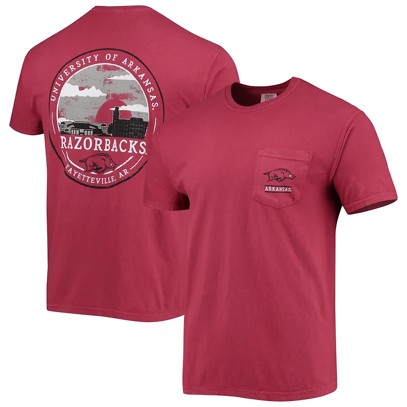Arkansas Razorbacks Circle Campus Scene T-Shirt