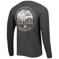 Army Knights Circle Campus Scene Long Sleeve T-Shirt