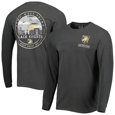 Army Knights Circle Campus Scene Long Sleeve T-Shirt