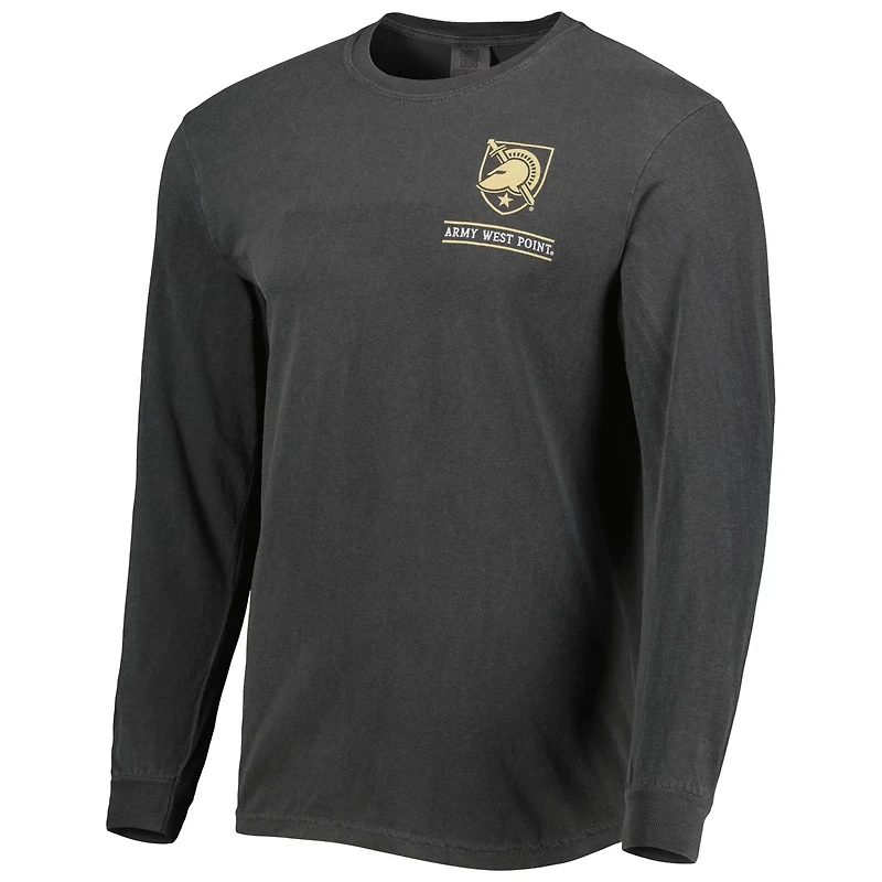 Army Knights Circle Campus Scene Long Sleeve T-Shirt
