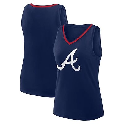 Atlanta Braves Plus Sized Stellar Win V-Neck Tank Top