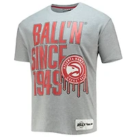 BALL'N Heathered Gray Atlanta Hawks Since 1949 T-Shirt