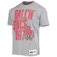 BALL'N Heathered Gray Houston Rockets Since 1967 T-Shirt
