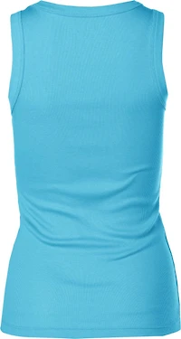 BCG Women's Sign High Neck Solid Rib Tank Top