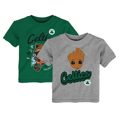 Boston Celtics Two-Piece Guardians Of The Galaxy T-Shirt Set