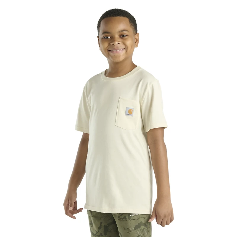 Carhartt Boys' Camo Logo Short Sleeve T-shirt