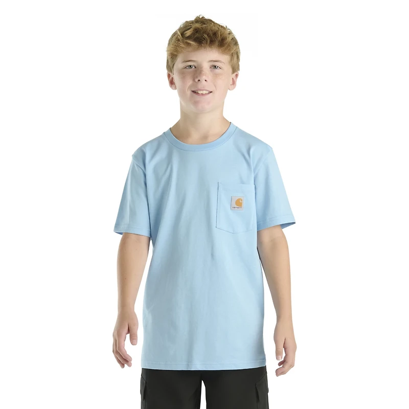 Carhartt Boys' Logo Pocket Short Sleeve T-shirt