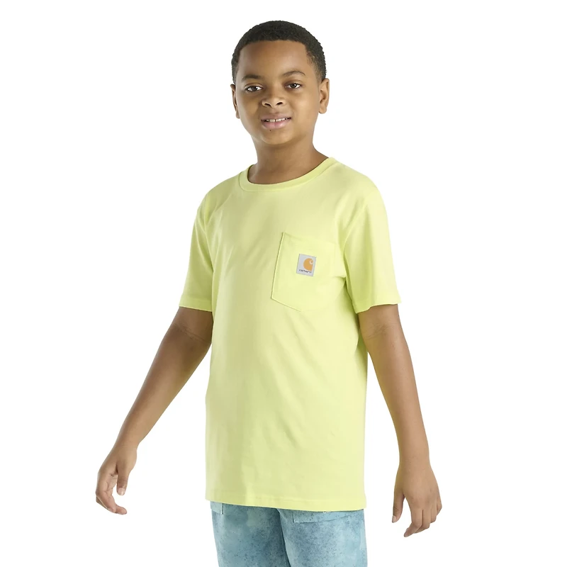 Carhartt Boys' Logo Pocket Short Sleeve T-shirt