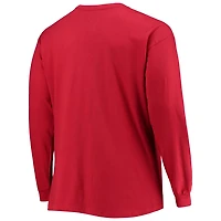 Champion Alabama Crimson Tide Big  Tall 2-Hit Long Sleeve T-Shirt