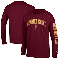 Champion Arizona State Sun Devils Arch Over Logo 2-Hit Long Sleeve T-Shirt