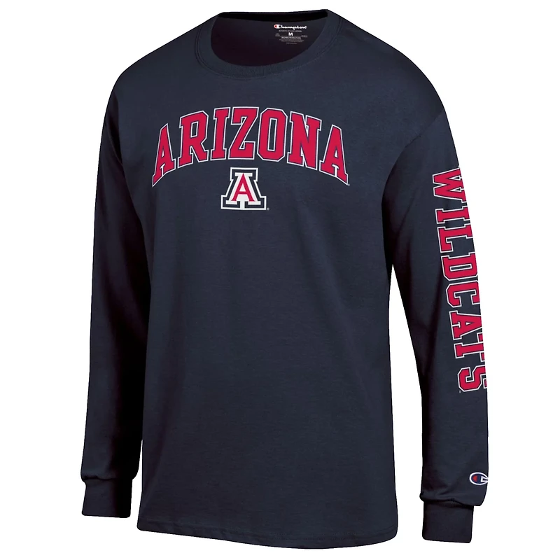 Champion Arizona Wildcats Arch Over Logo 2-Hit Long Sleeve T-Shirt