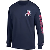 Champion Arizona Wildcats Team Stack Long Sleeve T-Shirt