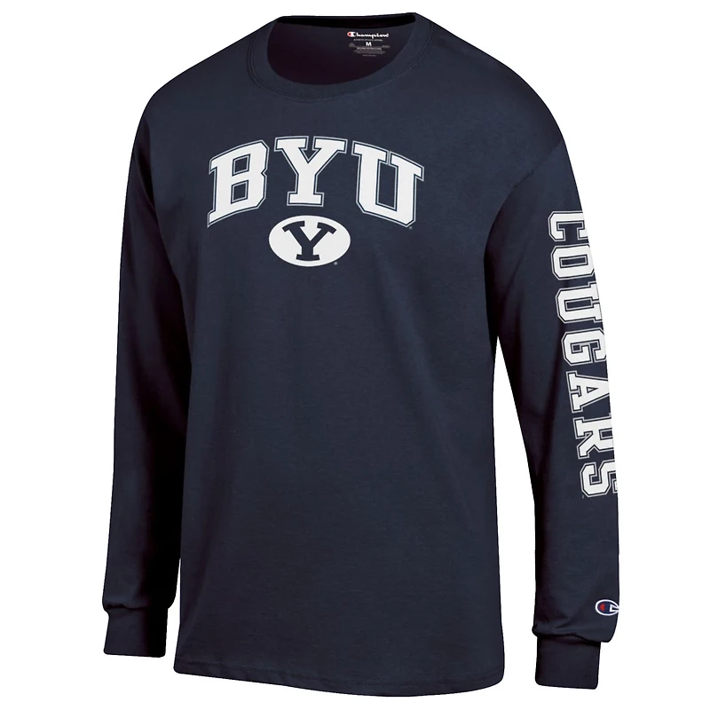 Champion BYU Cougars Arch Over Logo 2-Hit Long Sleeve T-Shirt