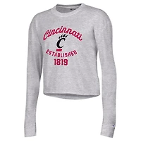Champion Cincinnati Bearcats Boyfriend Cropped Long Sleeve T-Shirt