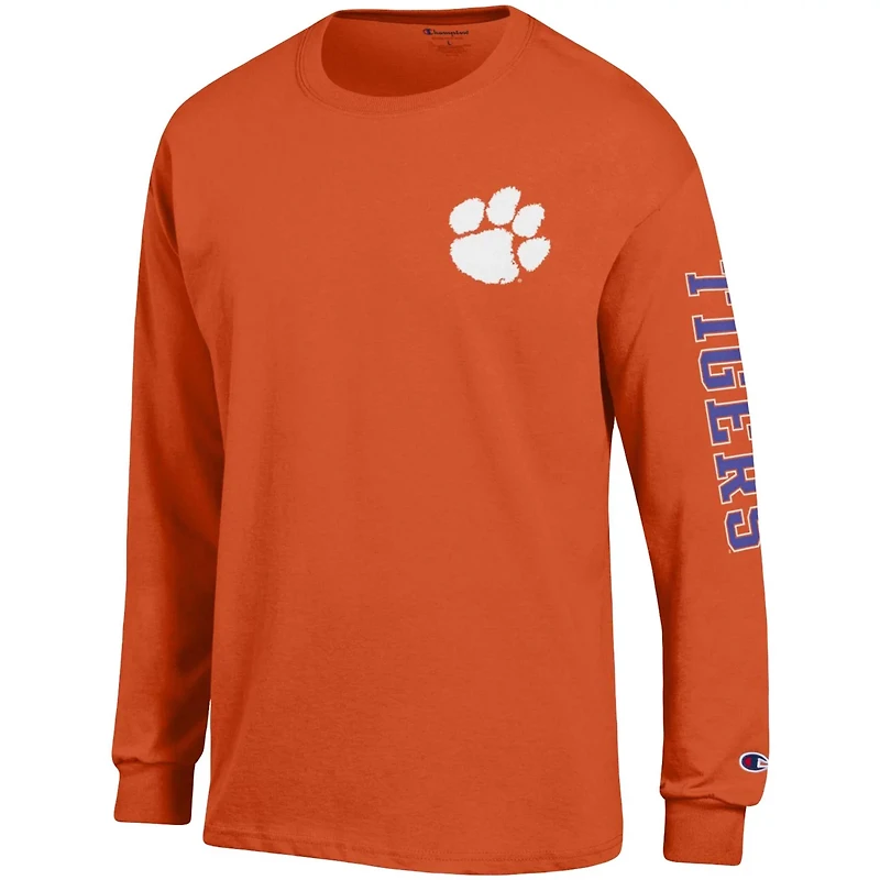Champion Clemson Tigers Team Stack Long Sleeve T-Shirt