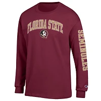 Champion Florida State Seminoles Arch Over Logo 2-Hit Long Sleeve T-Shirt