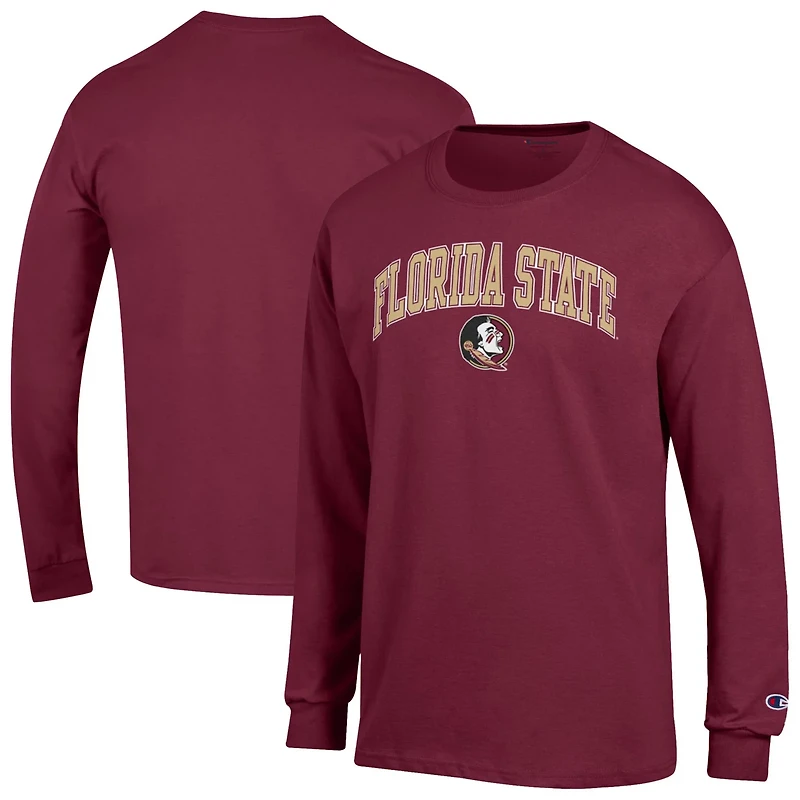 Champion Florida State Seminoles Arch Over Logo Long Sleeve T-Shirt