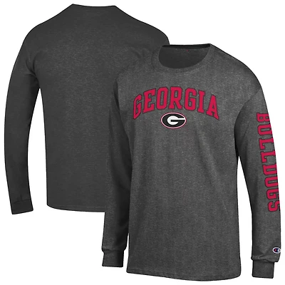 Champion Georgia Bulldogs Arch Over Logo 2-Hit Long Sleeve T-Shirt