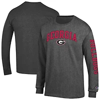 Champion Georgia Bulldogs Arch Over Logo 2-Hit Long Sleeve T-Shirt