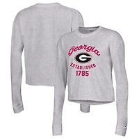 Champion Georgia Bulldogs Boyfriend Cropped Long Sleeve T-Shirt