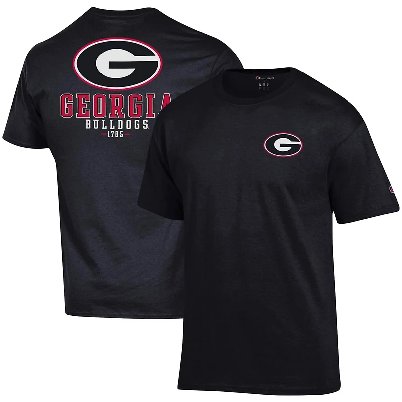 Champion Georgia Bulldogs Stack 2-Hit T-Shirt