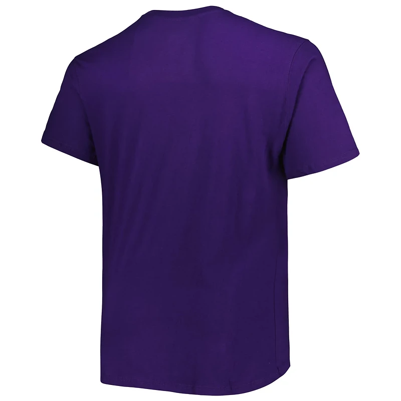 Champion Gray LSU Tigers Big Tall Arch Over Wordmark T-Shirt