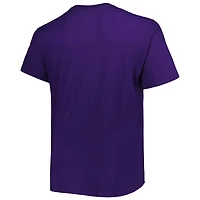 Champion Gray LSU Tigers Big  Tall Arch Over Wordmark T-Shirt