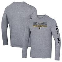 Champion Heather Vegas Golden Knights Tri-Blend Long Sleeve T-Shirt