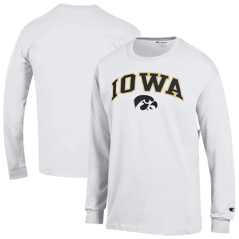 Champion Iowa Hawkeyes Arch Over Logo Long Sleeve T-Shirt