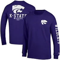Champion Kansas State Wildcats Team Stack Long Sleeve T-Shirt