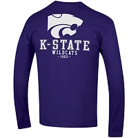 Champion Kansas State Wildcats Team Stack Long Sleeve T-Shirt