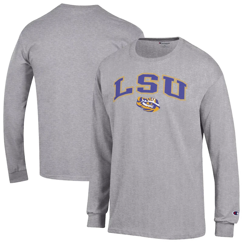 Champion LSU Tigers Arch Over Logo 2-Hit Long Sleeve T-Shirt